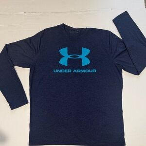 Under Armour Men's Dark Blue Long Sleeve Tee